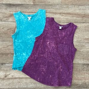 TWO Mossimo Tank Toos